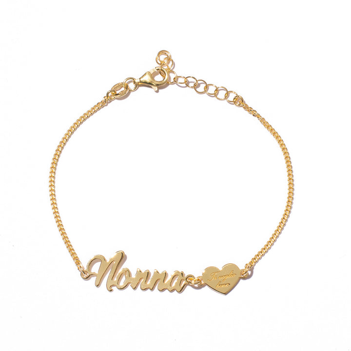 Bracciale nonna con cuore ti voglio bene