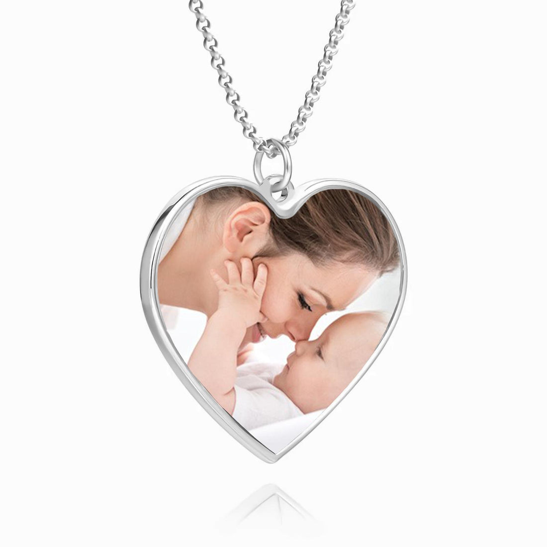 Collana foto personalizzata forma cuore