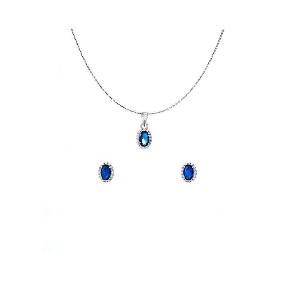 Set pietra blu